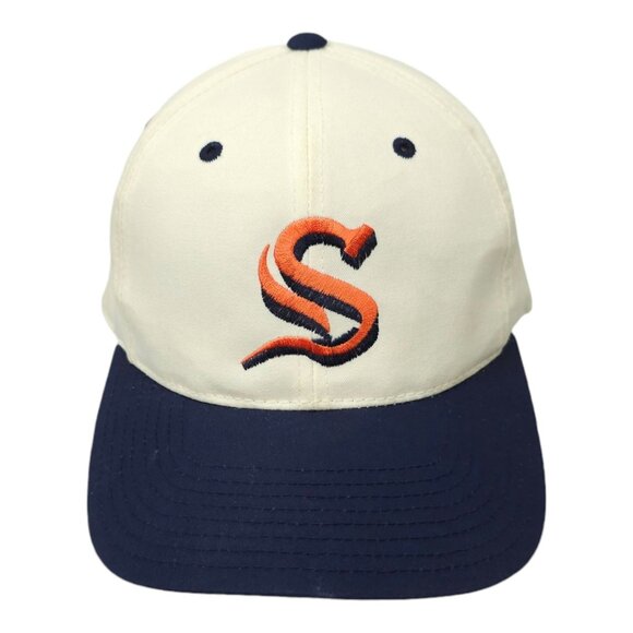 Syracuse Orange University Snapback Cap Vintage 90s Embroidered Logo Hat